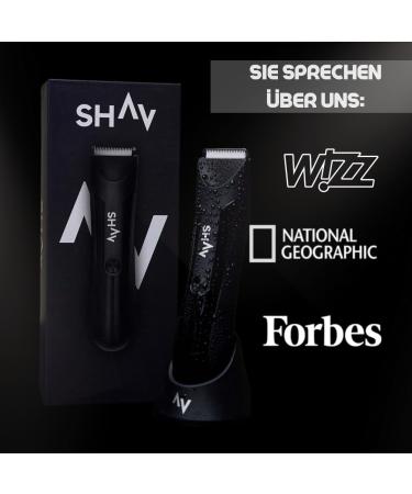 Shav Cutfree Waterproof Electric Trimmer | Men's Intimate & Body Hair Groomer with Changeable Ceramic Blade - Buy Online on GoSupps.com