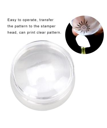 Professional Silicone Manicure Nail Pressure Tool - Easy-to-Use Nail Stamp for Nail Art - Silver - Buy Online on GoSupps.com