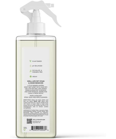 Non-Toxic Pet Stain Remover & Odor Eliminator - Citrus Fresh Plant-Based Urine Cleaner for Dogs & Cats - 16 oz - Buy Online on GoSupps.com