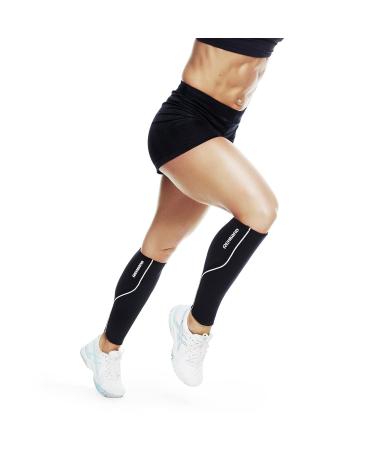 Rehband Neoprene Calf Bandage - Shin Support & Compression Sleeve for Running | X-Large Black | Promote Blood Circulation in Endurance Sports - Buy Online on GoSupps.com