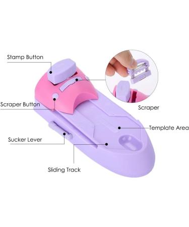 Nail Art Stamping Professional Nail Art DIY Pattern Portable Printing Machine Stamper Nail Printer Manicure Tools - Buy Online on GoSupps.com