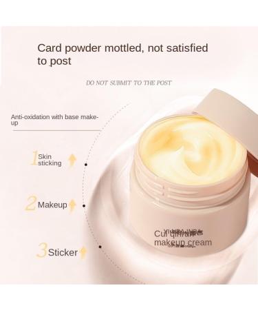 YINBA Essence Moisturizing Makeup Cream Sticking Cream Face Cream Isolation Moisturizing No Powder Hidden Red Pores Earth YINBA(50g) Beige - Buy Online on GoSupps.com