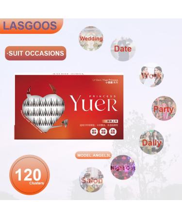 DIY Eyelash Extensions - Angel Eyelashes | Natural Individual & Cluster Lashes | Wholesale 9/10/11mm - Perfect for Flower Fairy Eye Makeup - Buy Online on GoSupps.com