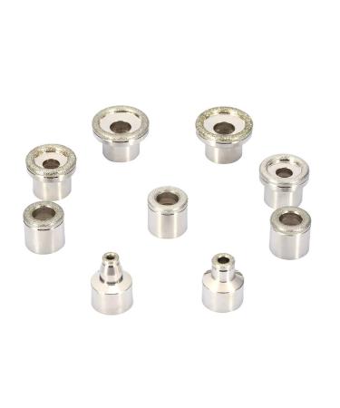 Diamond Microdermabrasion Tips - 9PC Replacement Accessories for Facial Peeling & Skin Care | Stainless Steel Filter Edition - Buy Online on GoSupps.com