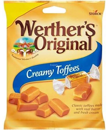 Werther's Original Werthers Caramels Creamy 110 g Pack of 4