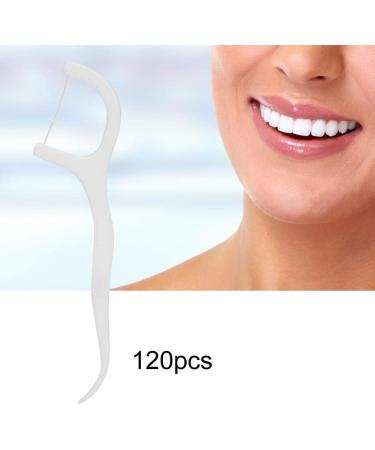 120pcs Portable Dental Floss Picks - Tooth Stain Removal & Oral Care Tool | Disposable Dental Floss Sticks for International Shipping - Buy Online on GoSupps.com