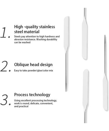 dijuidy Dual Heads Makeup Toner Spatula Foundation Mixing Stick Nail Art Eyeshadow Stick Blender Embossing Mixer Tools Women - Buy Online on GoSupps.com