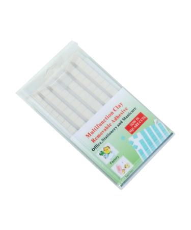 96Pcs Adhesive Putty For Nail Tips Practice Holder Reusable Multipurpose Mounting Tacky Putty For Hangs Picture Poster Nail Art Clay White