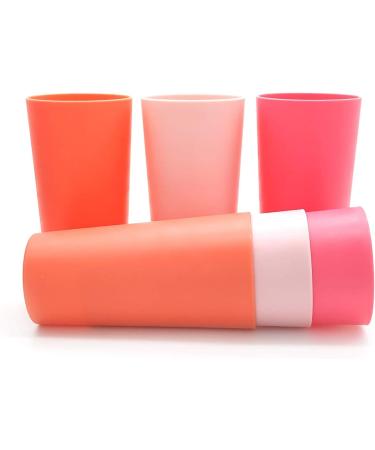 Unbreakable 26 oz Plastic Tumbler Glasses - Set of 12, Multicolor, Dishwasher Safe & BPA Free - Buy Online on GoSupps.com