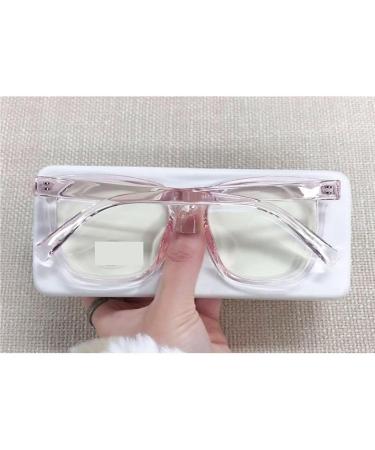 Shop Oversized Square Blue Light Blocking Reading Glasses - +100 Pink | Fatigue Relief Eyewear International Shipping - Buy Online on GoSupps.com