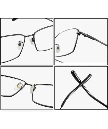 Riccie Men's Reading Glasses - Pure Titanium Anti-Blue Light HD Aspherical Resin +1.0 to +3.0 Diopters | International Shipping - Buy Online on GoSupps.com