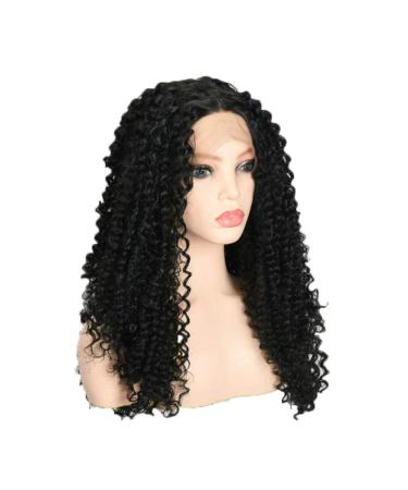 Shop 100% Heat-Resistant Synthetic Long Curly Wig - Pointed Front Afro Hairstyle for Women | 16/18/24 Inch Glamorous Cosplay Party Toupet - Buy Online on GoSupps.com