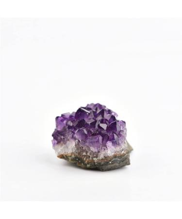 Natural Crystal Rough Amethyst Rough Stone Natural Uruguay Amethyst Cluster 1pcs Beautiful Crafts Crystal Stone Home Decoration (Color : Amethyst Cluster Size : 20-30 (1pcs)) 20-30 (1pcs) Amethyst Cluster