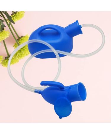 Milisten 2000ML Portable Hospital Urine Bottle for Men, Emergency Potty Pee Bottle for Travel - Blue - Buy Online on GoSupps.com