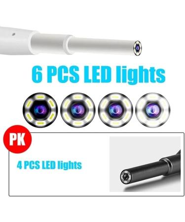 JYYBN Ear Wax Removal Camera with 6 LED Lights - Otoscope Ear Wax Remover Kit for Adults, Children, Pets - Buy Online on GoSupps.com