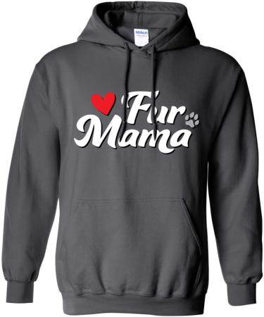 Classy Fur Mama & Fur Baby Matching Hoodie Set - Charcoal | Apparelyn - L Human | S Dog - Buy Online on GoSupps.com