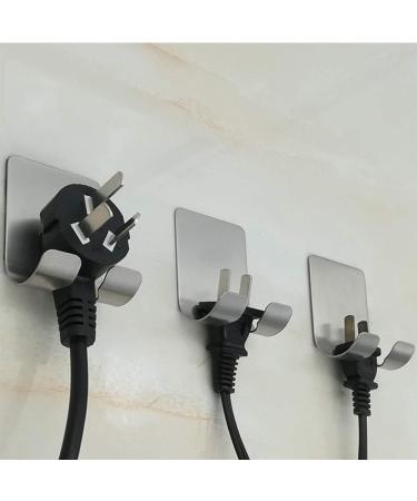 Razor Holder Hook - 2 Pack Self-Adhesive Stainless Steel Waterproof Bathroom Hooks | Multi-Purpose No-Drill Towel Hooks (Silver) - Buy Online on GoSupps.com