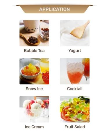 Damsouq Pinshan Pop Balls - Litschi Flavor Bubble Tea Balls (950g) | Make Your Own Boba Drink - International Shipping Available! - Buy Online on GoSupps.com