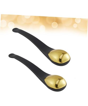Premium 2-in-1 Facial Tools: Eye Cream Spatula & Face Tightening Massager for Radiant Skin - Buy Online on GoSupps.com