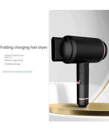 Cordless Hair Dryer Dryer Hair Mini Hair Dryer Dryer Heating and Cool with 2 Speeds Rechargeable Battery Hair Dryers Lightweight Hairdryer for Women Outdoor Hair Dryer - Buy Online on GoSupps.com