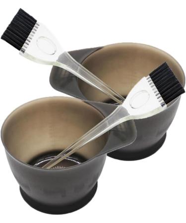 Professional Salon Hair Coloring Dyeing Kit Hair Dye Kit Hair Coloring Kit Hair Dye Color Brush and Bowl Set Dye Brush Mixing Bowl for Hair Tint Dying Coloring Applicator Grey Gray - Buy Online on GoSupps.com
