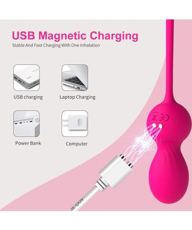 Pelvic Exercise Ball - 16 Modes, Remote Control - Pink Red - Buy Online on GoSupps.com