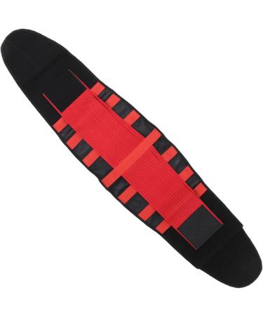Weikeya Lower Back Support Belt with Steel Plate - Comfortable Waist Trainer for Pain Relief & Outdoor Activities - Adjustable Red Design - Buy Online on GoSupps.com