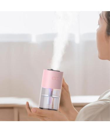 Tabletop Humidifier - 280ml Facial Mister Desk Personal Air Humidifier - Rechargeable Cool Mist Humidifiers with Starry Projector Personal Desktop Humidifier for Bedroom Nightstand Pink - Buy Online on GoSupps.com
