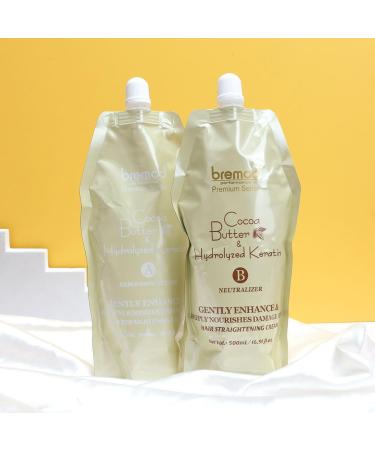 Premium Rebonding Set with Cocoa Butter - Silky Smooth Hair & Damage Nourishment | 2 x 16.9 fl oz - Buy Online on GoSupps.com