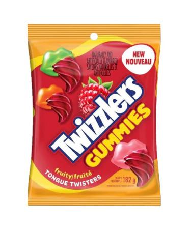 Twizzlers Tongue Twister Pack 182g (6 Twister Fruity)
