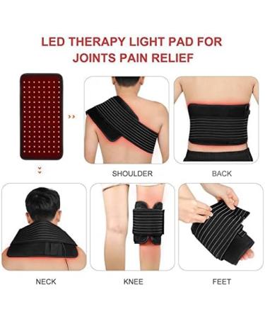 UEIDIHI Red Infrared Light Therapy Belt LED Red Light Therapy Belt for Pain Relief Flexible Wearable Wrap Deep Therapy Pad with 2 Wavelengths - Buy Online on GoSupps.com