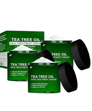 DermaPure Tea Tree Healing Cream Professional Tea tree Skin Repair Cream Natural Ingredients T-ea Tree Oil Skin Creams for All Skins Types (3)