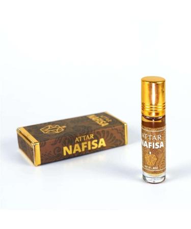 Nafisa Natural Perfume Oil Attar For long Lasting With Easy Apply Roll On For Men And Women - 8 ML (Pack Of 1)