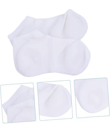 minkissy 1 Pair Protective Socks Silicone Socks Moisturizing Socks Silicone Heel Socks Foot Exfoliator Sock Spa Socks Sebs White Anti Dry Sock Foot Care Sock for Rough Skin Foot - Buy Online on GoSupps.com