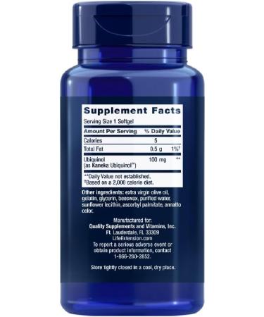 Life Extension Super Ubiquinol CoQ10 100mg 60 Soft Capsules - Buy Online on GoSupps.com