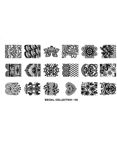 Buy Moyou Stamping Schablon - Bridal 06 | International Shipping | Perfect for Nail Art - Buy Online on GoSupps.com
