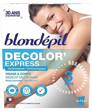 BLONDEPIL - D color' Express Face & Body Bleaching Gel 2X75Ml - Pack of 3 - Buy Online on GoSupps.com