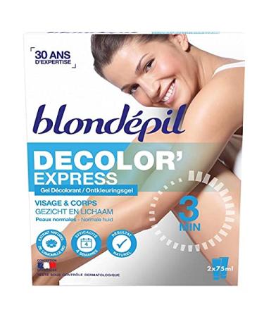 BLONDEPIL - Décolor' Express Face & Body Bleaching Gel 2X75Ml - Pack of 3