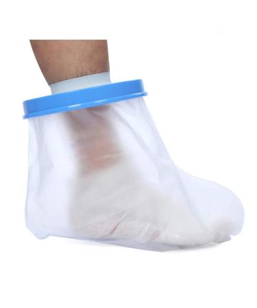HKF HO KI HO Waterproof Adult Foot&Ankle Cast Cover for Shower Bath Cast Protector Keep Cast Bandage Dry Watertight Cast Bag for Wound Foot Ankle Orthopedic Boot-Adult Foot.