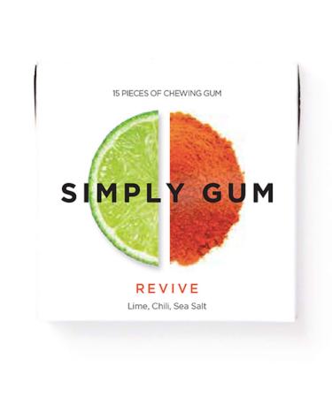 Simply Gum Natural Chewing Gum (Revive  1 Pack) Revive 15 Count - Buy Online on GoSupps.com