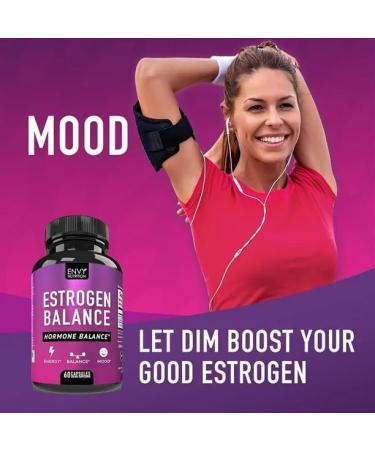 Hormone Balance DIM Supplement with Bioperine 60 Capsules - Natural Hormonal Support - Buy Online on GoSupps.com