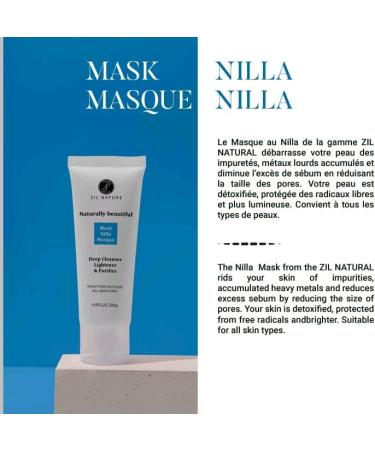 ZIL NATURE Mask for Nila white dirtrepellent brown and effective the large mask Organic and 100 natural 200 g - Buy Online on GoSupps.com
