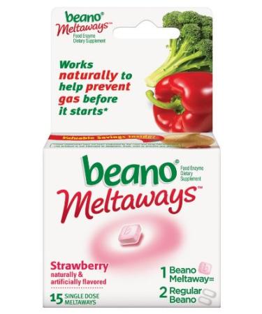 Beano Meltaways Strawberry 15-Count