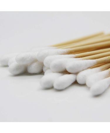 Roydoa Cotton Swabs - 15cm Long Wooden Handle Q-Tips for Ear & Nose Cleaning | Sterile Makeup Applicator | 200pcs per Bag - Buy Online on GoSupps.com