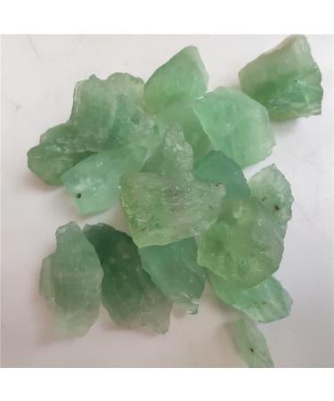 Natural 1000g 2-4cm Large Particle Natural Octahedron Colorful Fluorite raw Stone Ornament Greenstone ningxiao 2-4cm Green - Buy Online on GoSupps.com