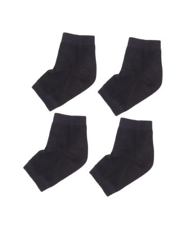 2 Pairs Crack Heel Socks Metal Finger Claws Moisturizing Heel Socks Heel Anti-Crack Socks Moisturizing Gel Socks Ankle Socks Ripstop Socks Men and Women Ordinary Casual Socks