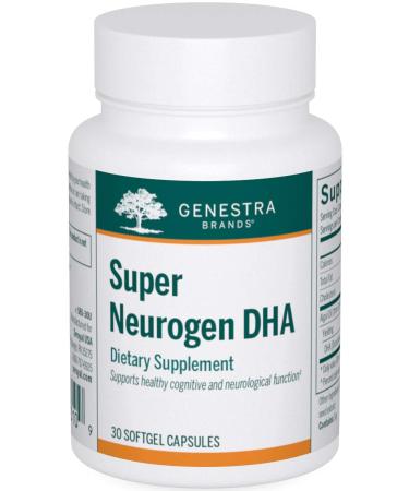 Genestra Brands Super Neurogen DHA | Supports Memory, Cognitive and Neuronal Health | 30 Capsules