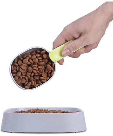 Hemobllo Pet Dog Cat Food Shovel - Scoop Feeder Tool Small Pet Dog Cat Supplies 5pcs (Gray Green White Blue White Gray Blue Pink Coffee Pink Each 1PC) - Buy Online on GoSupps.com