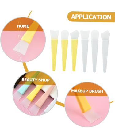 2 Sets Mask Brush Facialmask Applicator Facial Clay Brush Facemask Applicator Makeup Spoon Acid Facial Tools for Skin Care Mask Silica Gel Miss Sector Foundation Brush - Buy Online on GoSupps.com