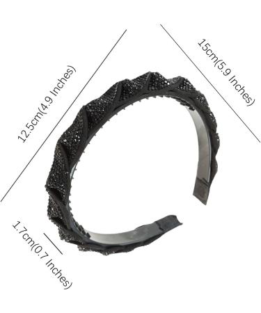 scicent Hair Accessories for Women 2 Pieces Vintage Head Band Crystal Hairbands for Girls Non-Slip Rhinestone Head Band for Party Bridal Head Hoops for Ladies Elegant Hair Band for Prom - 29203 - Buy Online on GoSupps.com